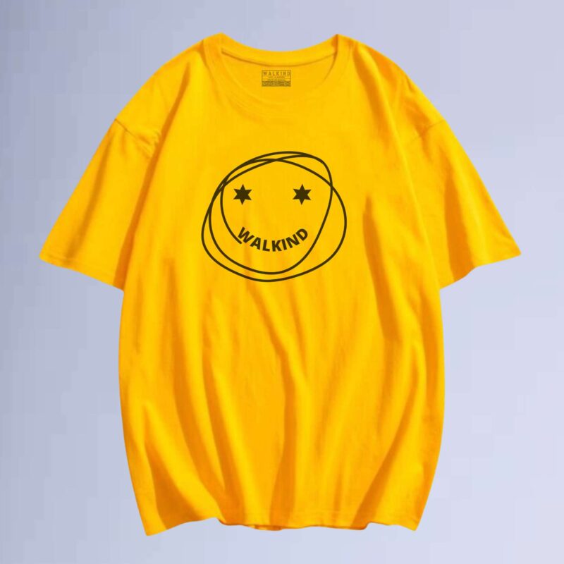 Amarelo — camiseta walkind smilie star
