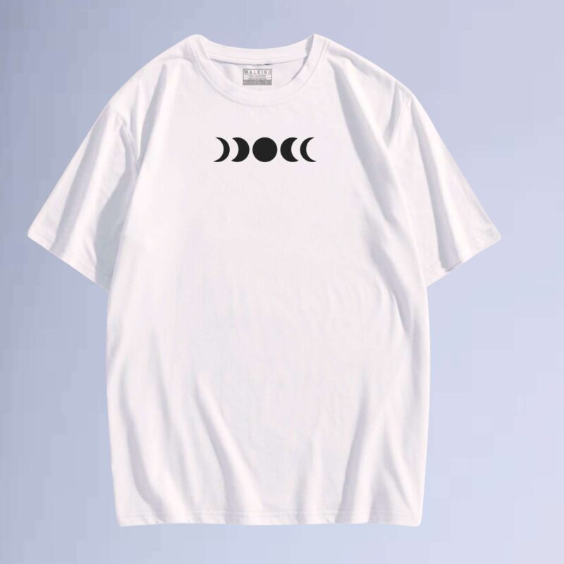 Branco — camiseta walkind lua de fases
