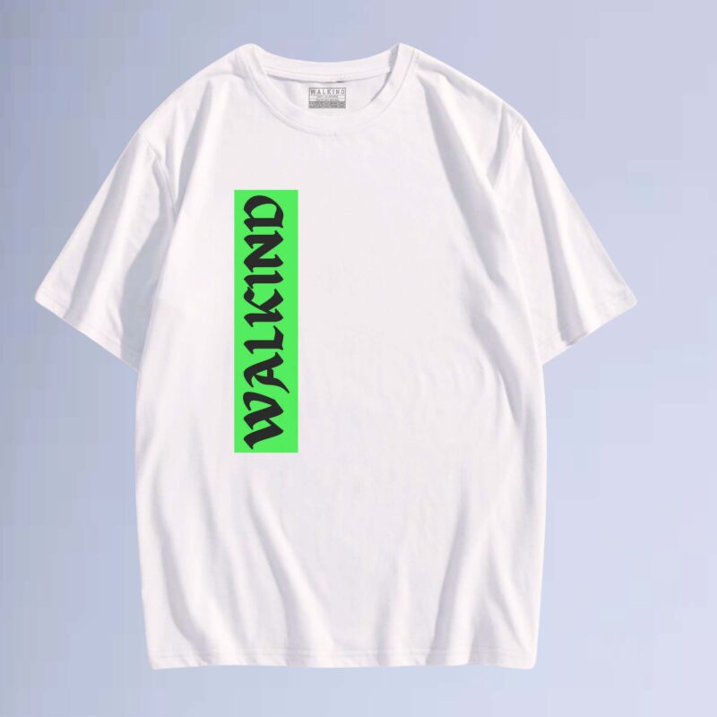 Branco — camiseta walkind street green