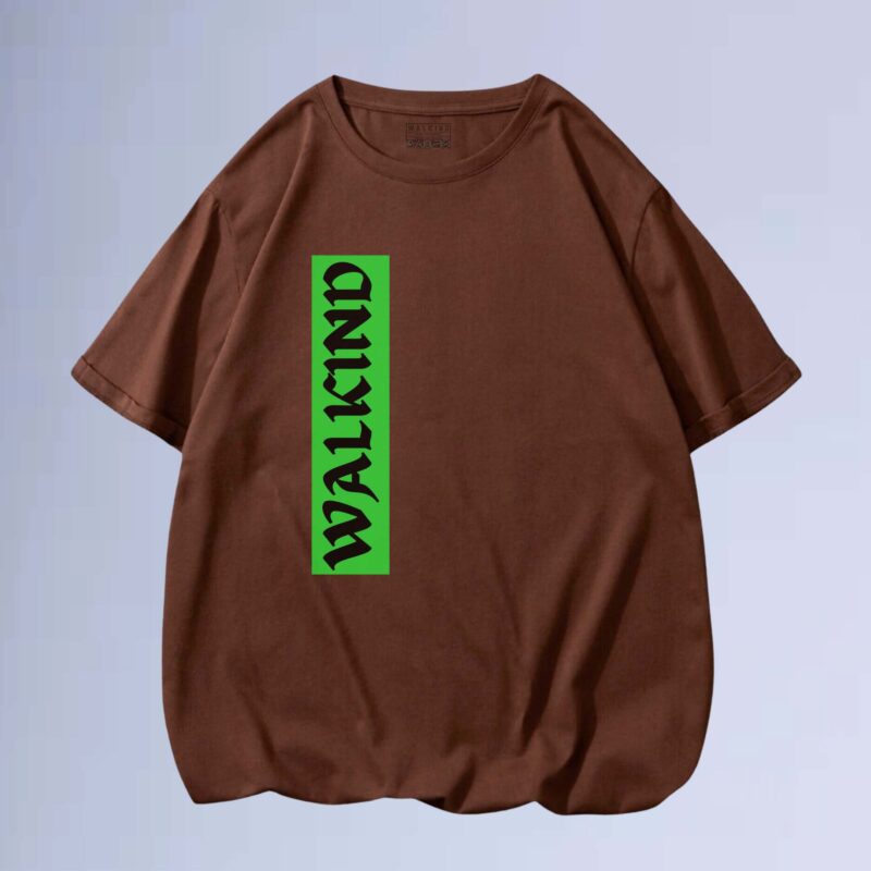 Marrom — camiseta walkind street green