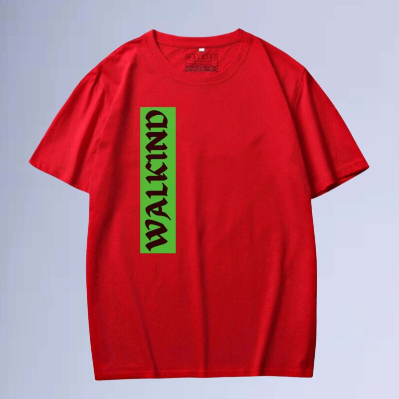 Vermelho — camiseta walkind street green