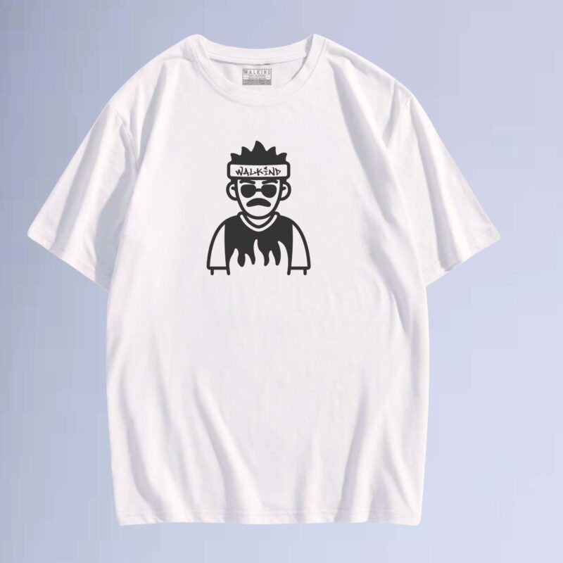 Branco — camiseta walkind swag