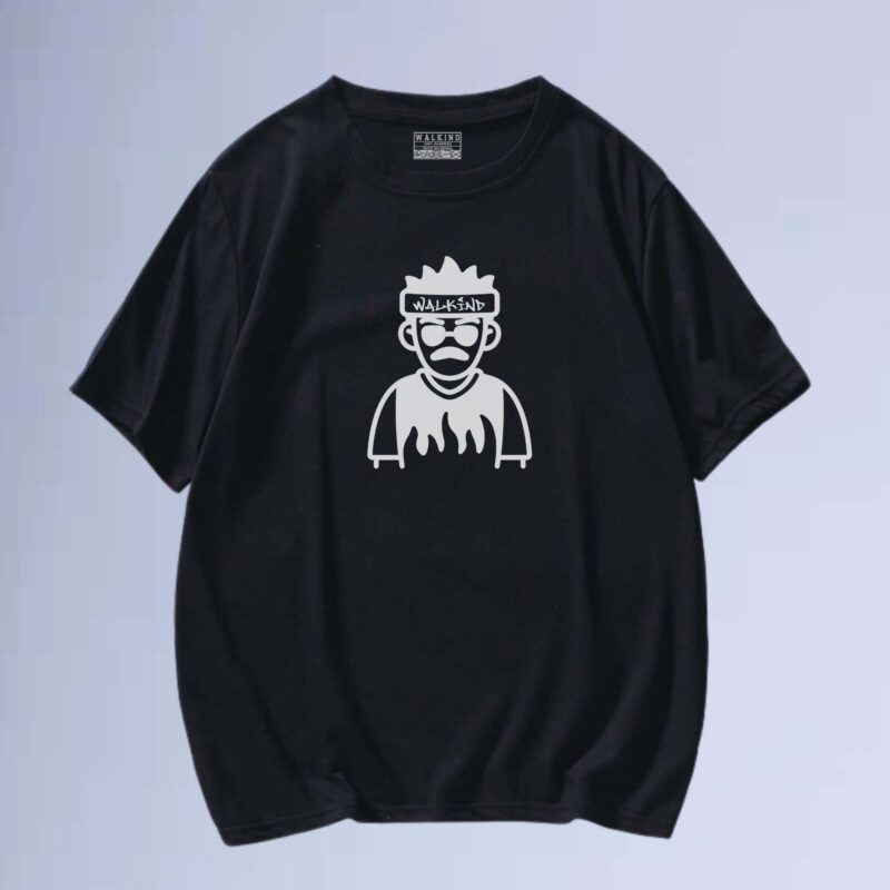 Preto — camiseta walkind swag