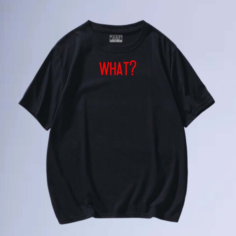 Preto — camiseta walkind what