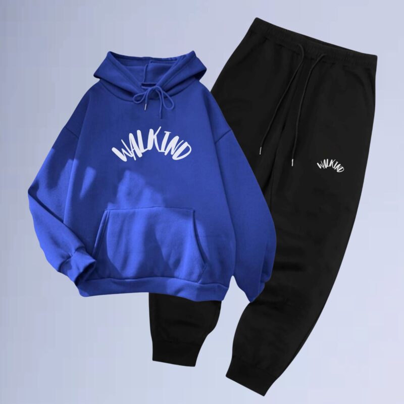 Azul Royal — Conjunto de Moletom Canguru Walkind pissed