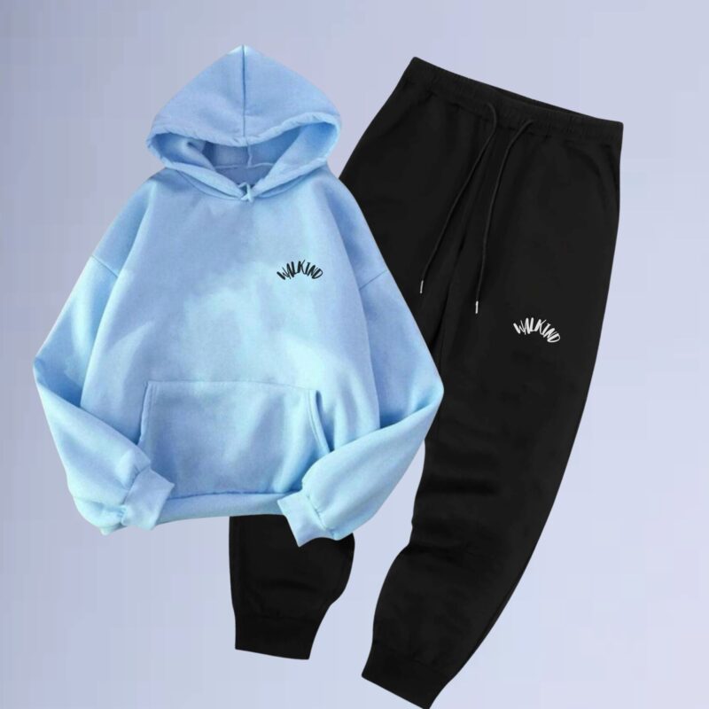 Azul bb — Conjunto de Moletom Canguru Walkind pissed small