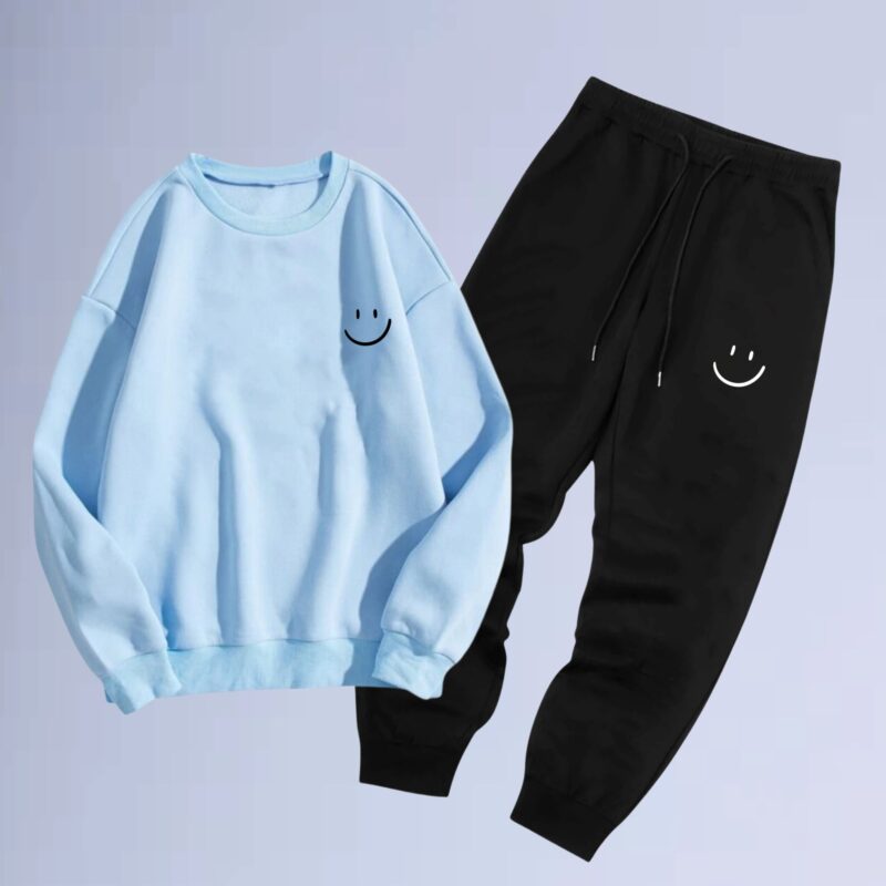 Azul bb — conjunto gola careca left smilie small