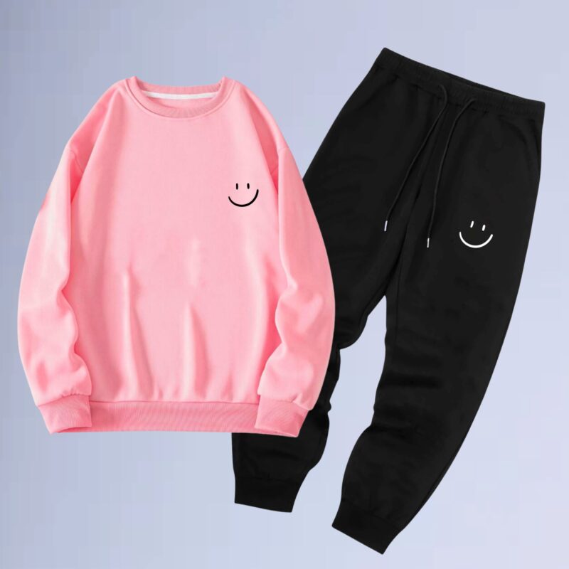 Rosa — conjunto gola careca left smilie small