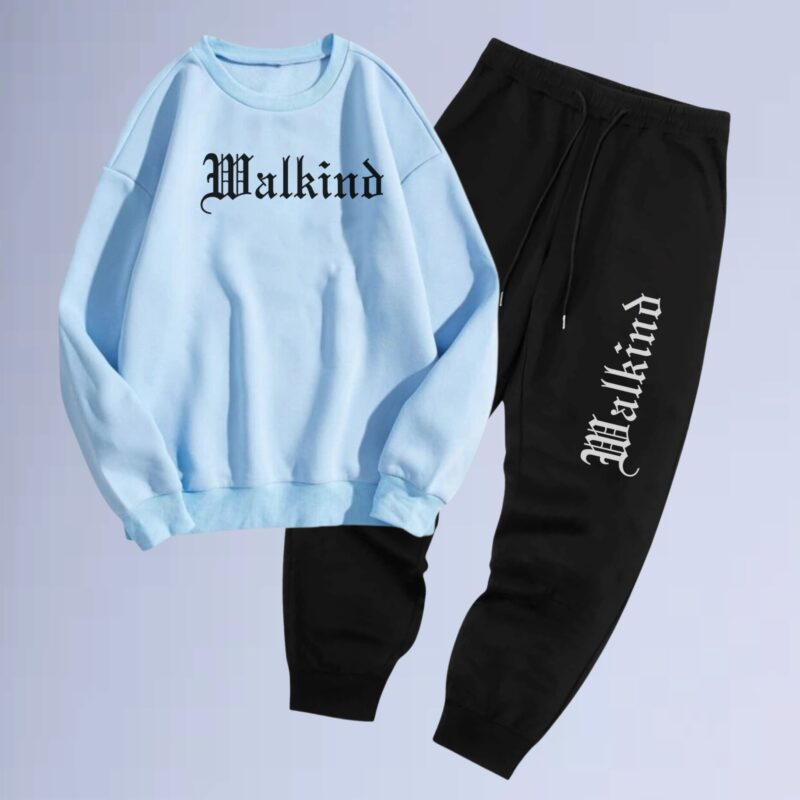 Azul bb — conjunto gola careca walkind ingles antigo