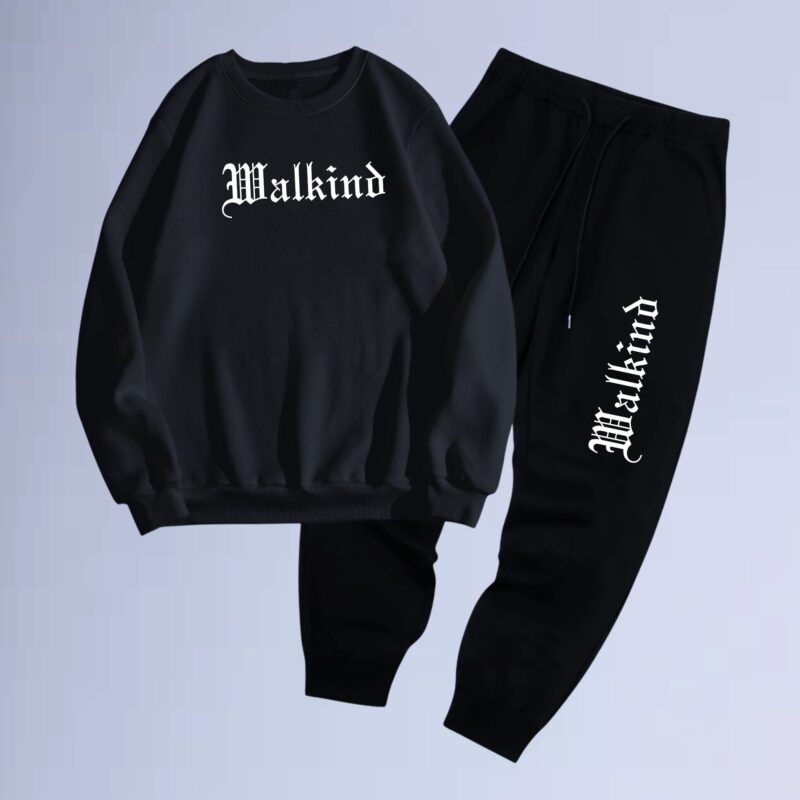 Preto — conjunto gola careca walkind ingles antigo