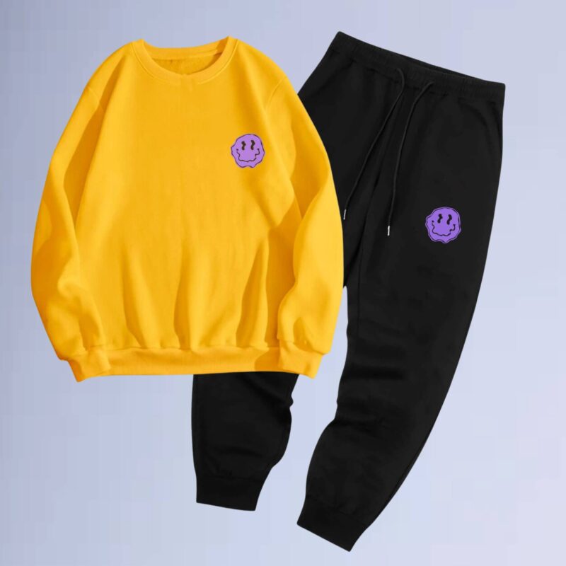 Amarelo — conjunto noletom gola careca walkind smile purple