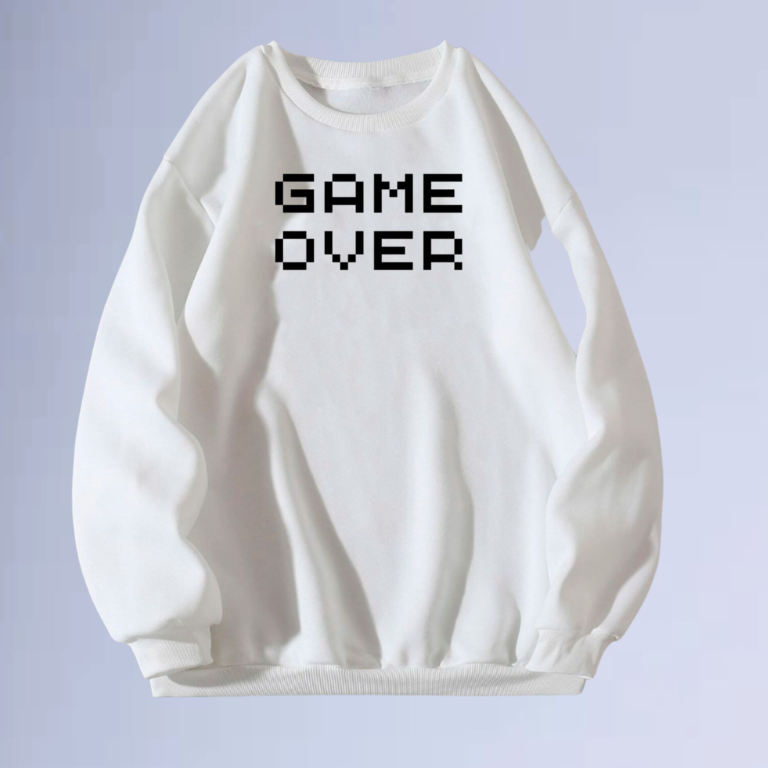 Moletom gola careca game over
