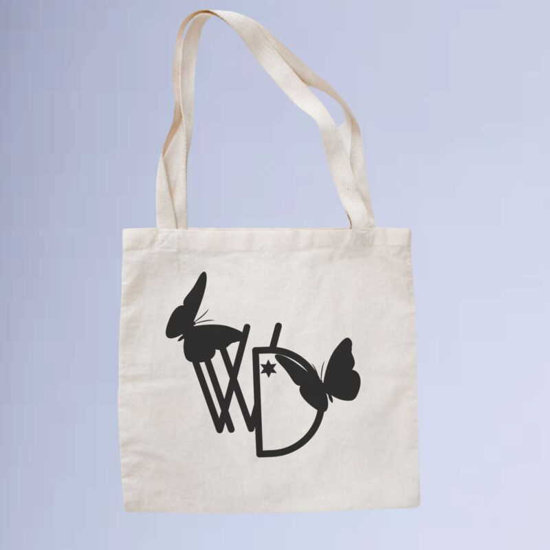 Branco — Ecobag walkind logobox butterfly