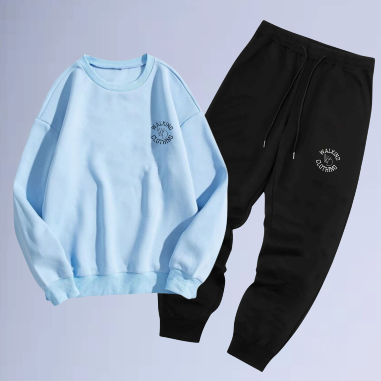 conjunto de moletom gola careca walkind clothing small