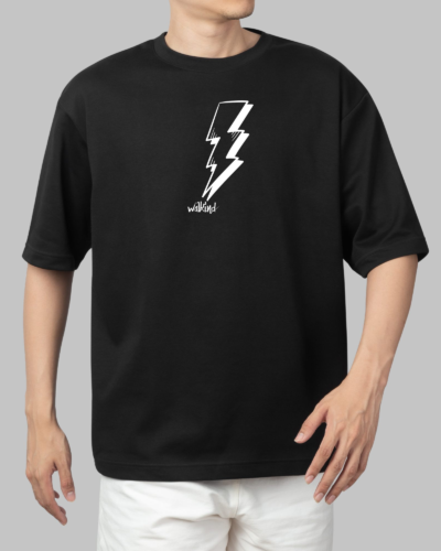 Camiseta oversized walkind lightning