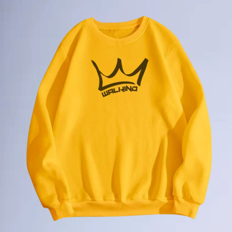 moletom gola careca walkind crown