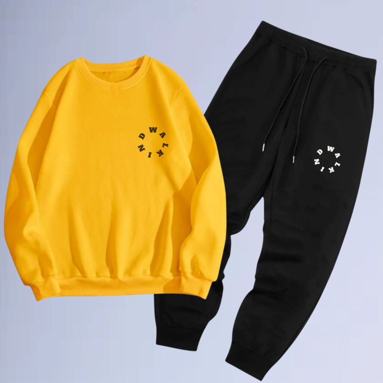 Conjunto de moletom gola careca circ small