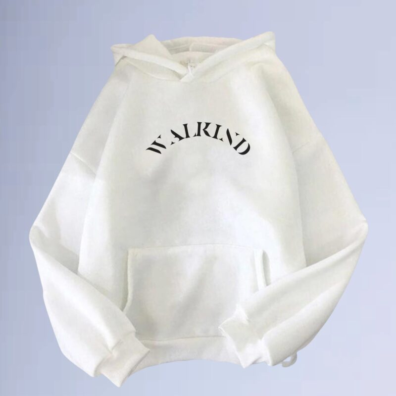 Branco — Moletom canguru walkind adventime