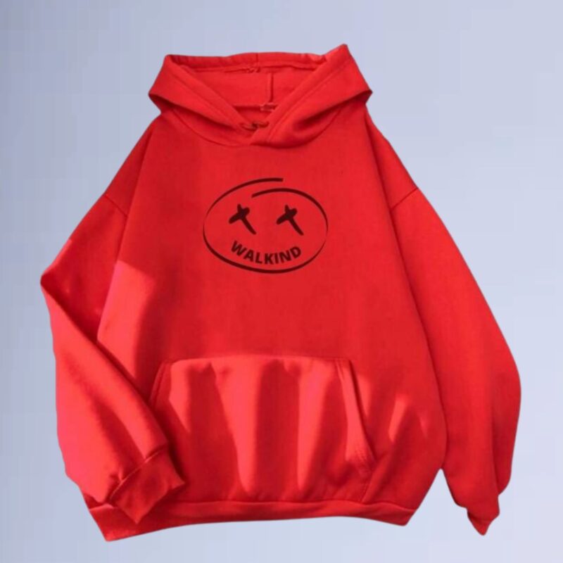 Vermelho — Moletom canguru walkind allehujah