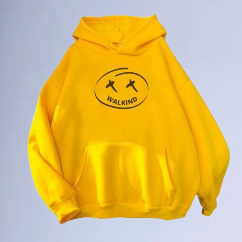 Amarelo — Moletom canguru walkind allehujah
