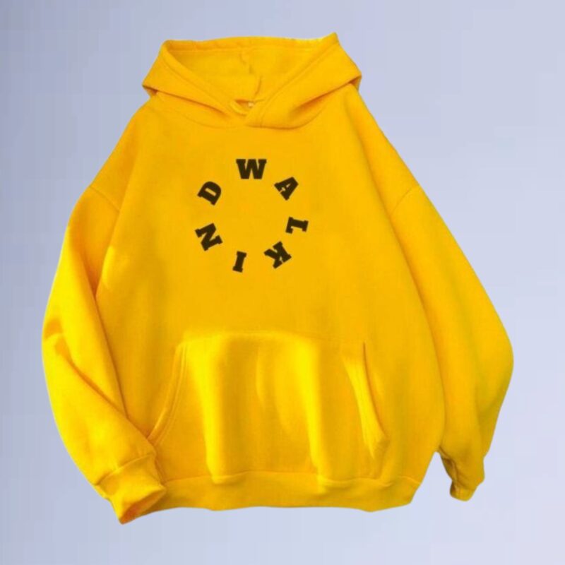 Amarelo — Moletom canguru walkind circle