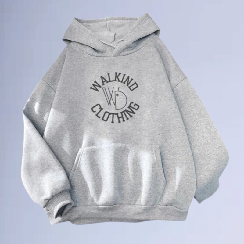 Cinza Mescla — Moletom canguru walkind clothing