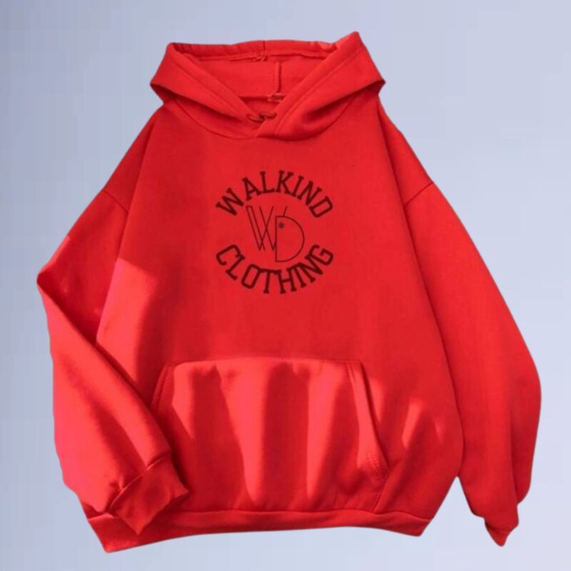 Vermelho — Moletom canguru walkind clothing