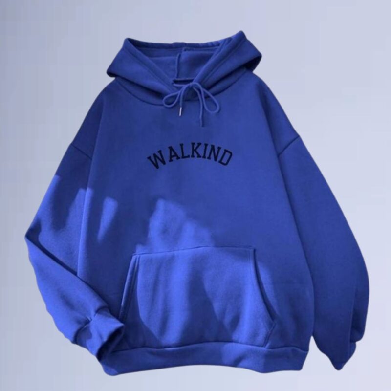 Azul Royal — Moletom canguru walkind curved