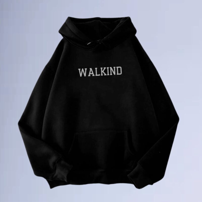 Preto — Moletom canguru walkind indonesia