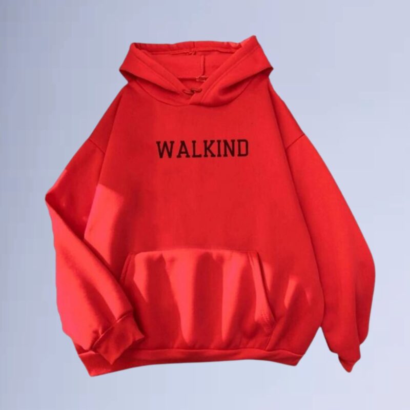 Vermelho — Moletom canguru walkind indonesia