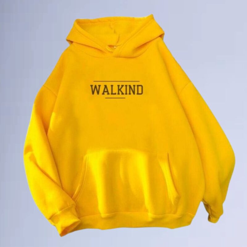 Amarelo — Moletom canguru walkind list