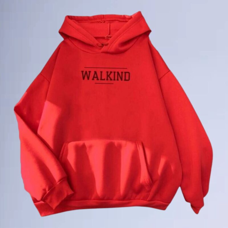 Vermelho — Moletom canguru walkind list