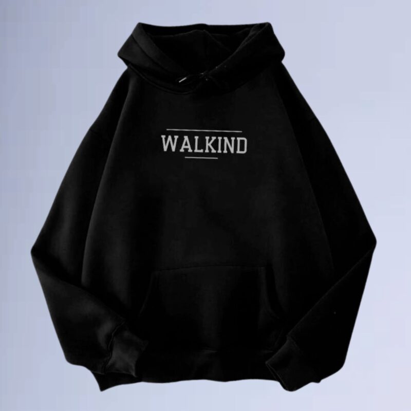 Preto — Moletom canguru walkind list