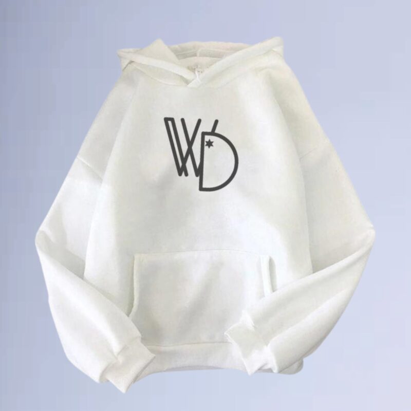 Branco — Moletom canguru walkind logobox