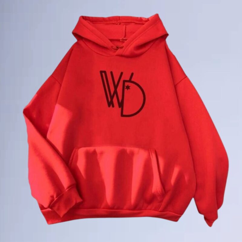 Vermelho — Moletom canguru walkind logobox