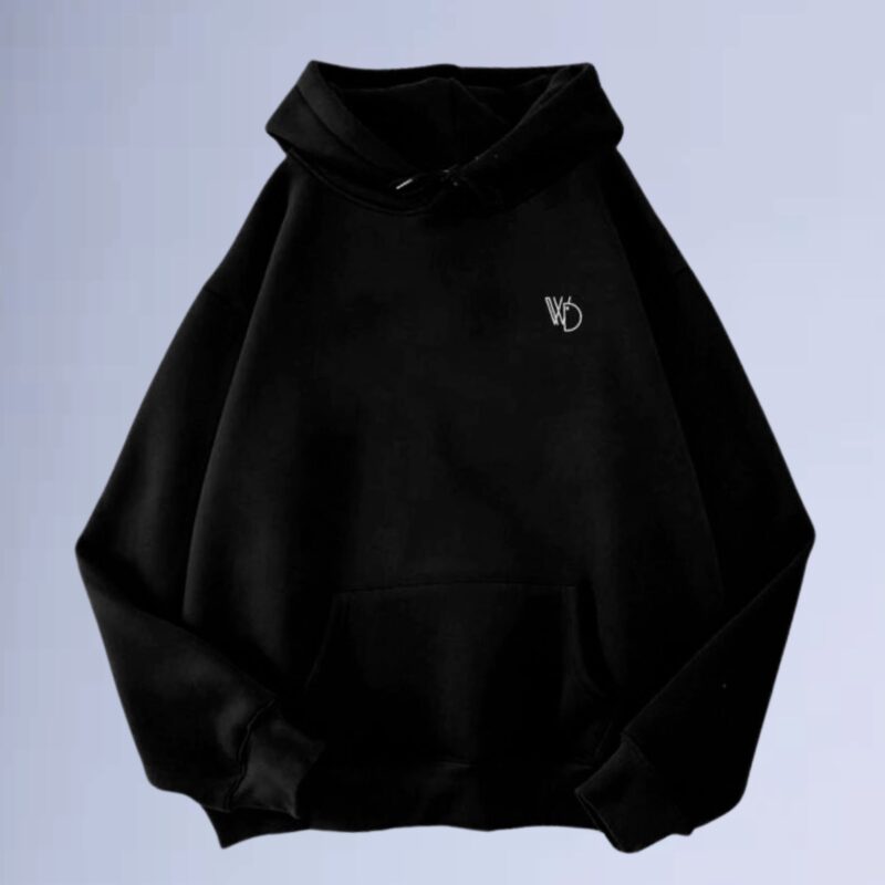 Preto — Moletom canguru walkind Mini Logobox