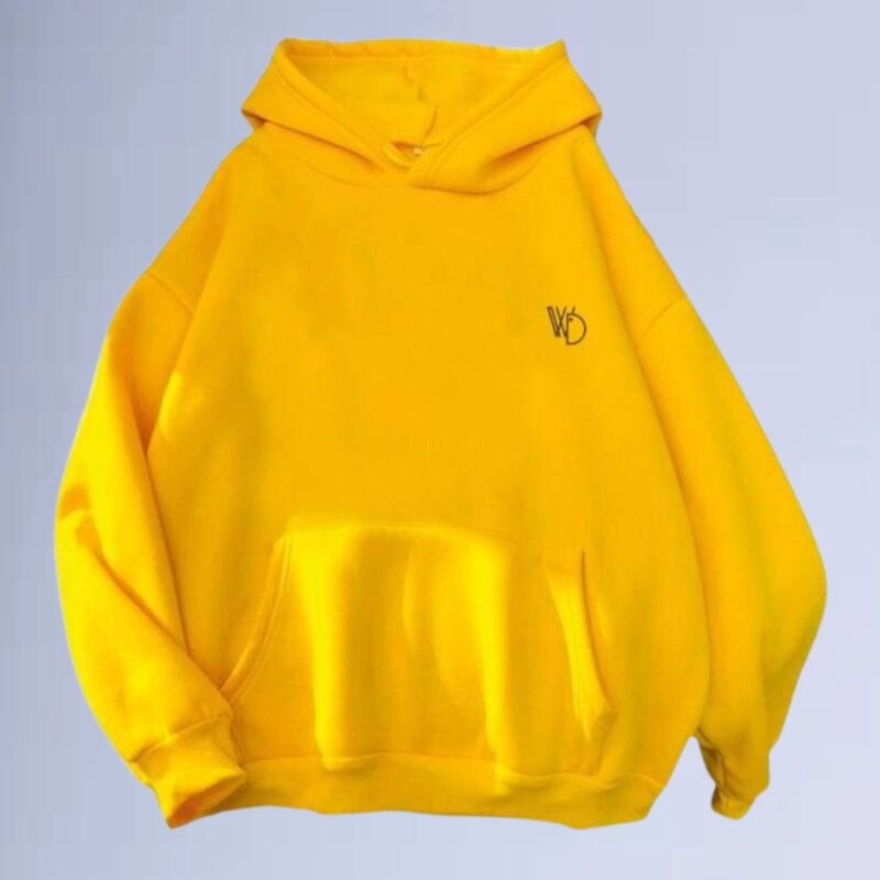 Amarelo — Moletom canguru walkind Mini Logobox