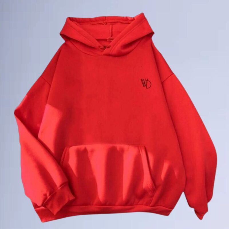 Vermelho — Moletom canguru walkind Mini Logobox