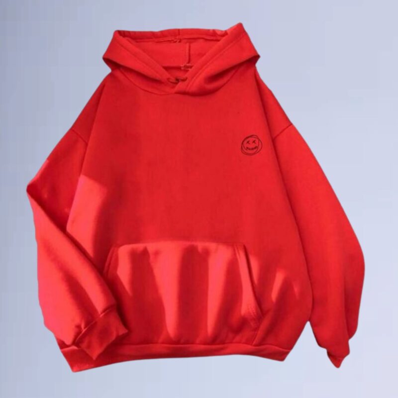 Vermelho — Moletom canguru walkind minismilie