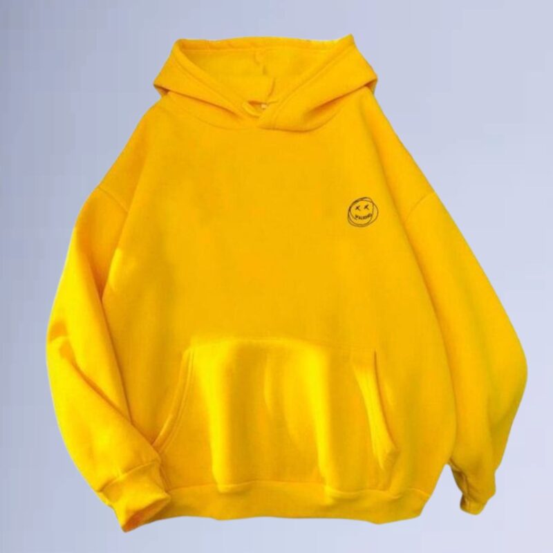 Amarelo — Moletom canguru walkind minismilie