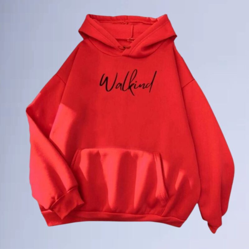 Vermelho — Moletom canguru walkind mistrilhy