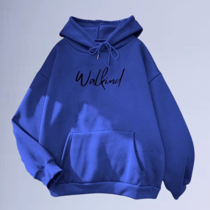 Azul Royal — Moletom canguru walkind mistrilhy