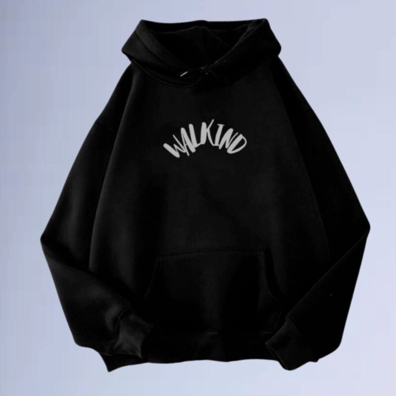 Preto — Moletom canguru walkind pissed