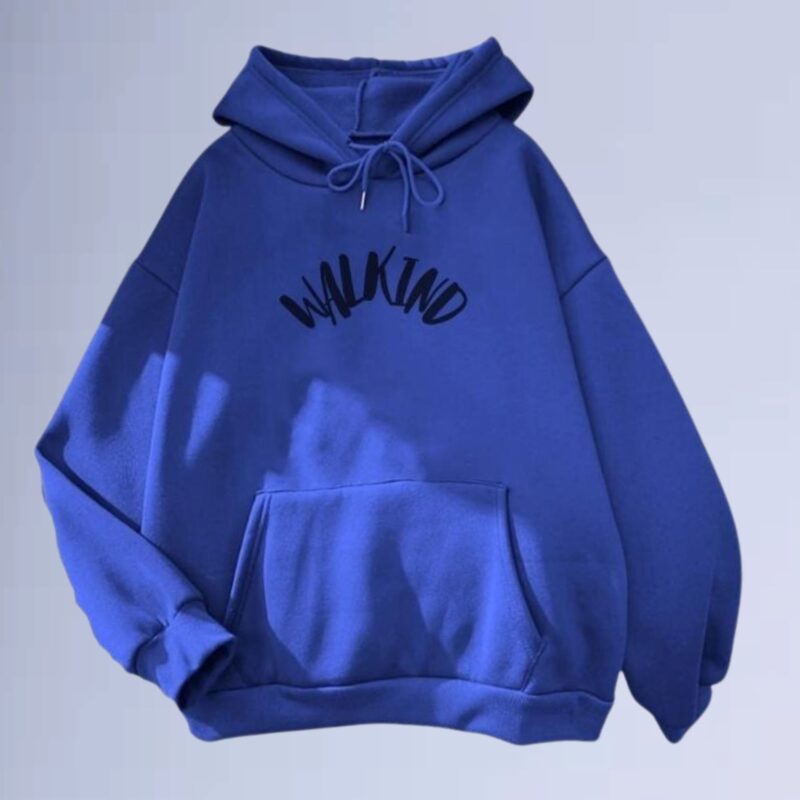 Azul Royal — Moletom canguru walkind pissed