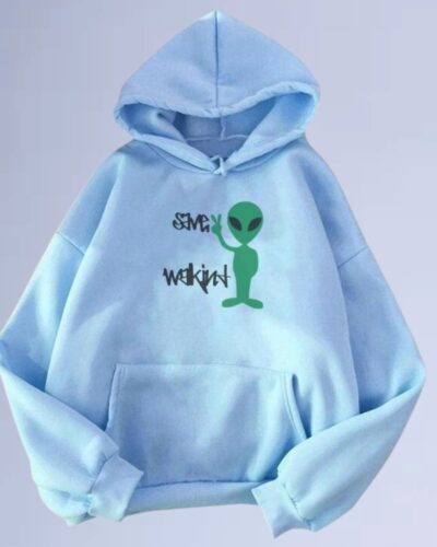 Moletom canguru walkind save alien street
