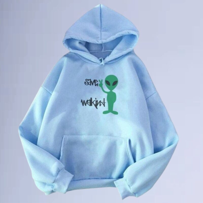 Moletom canguru walkind save alien street