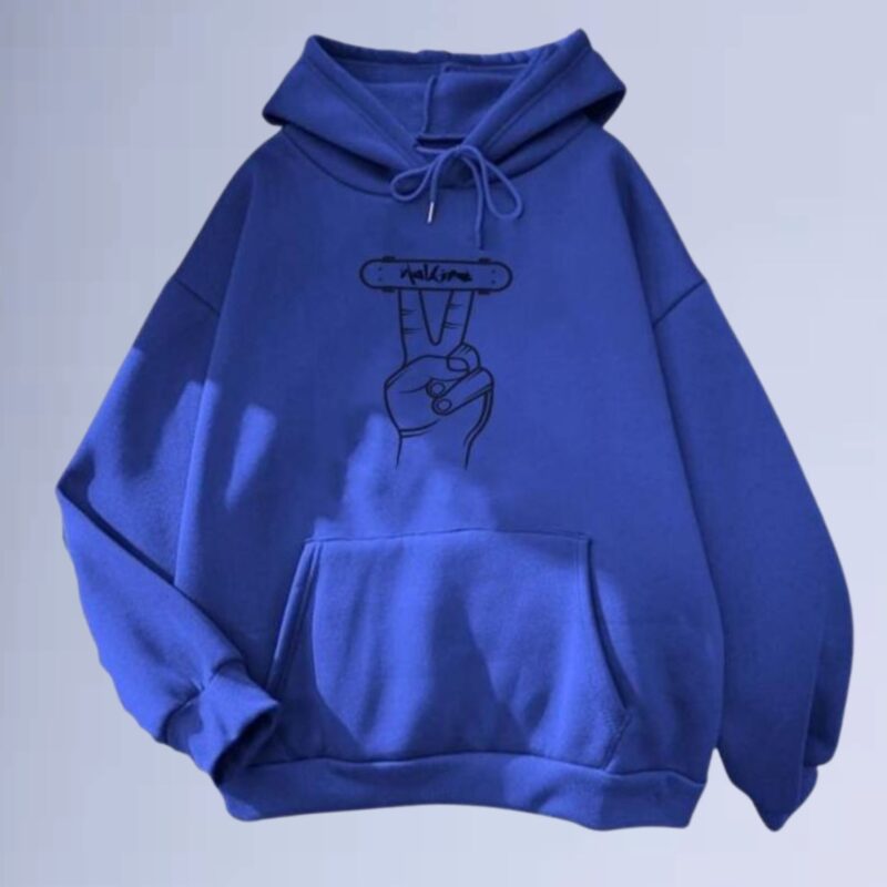 Azul Royal — Moletom canguru walkind save skate