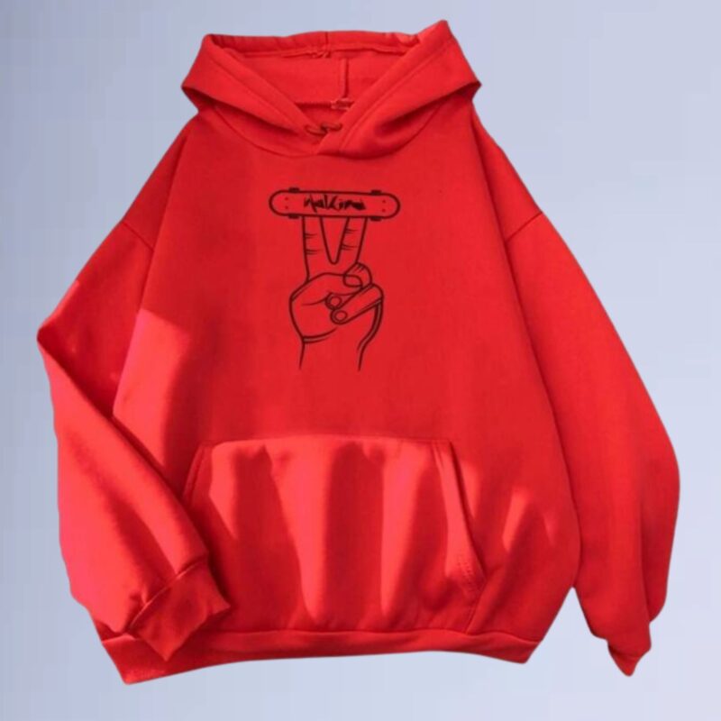 Vermelho — Moletom canguru walkind save skate