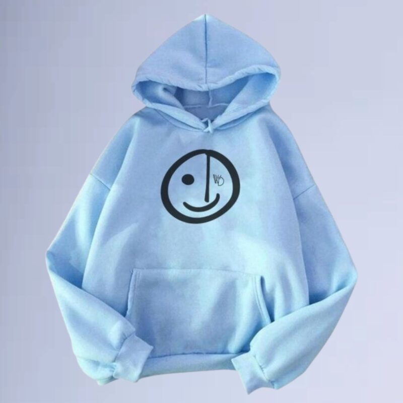 Azul bb — Moletom canguru walkind smilie walk street