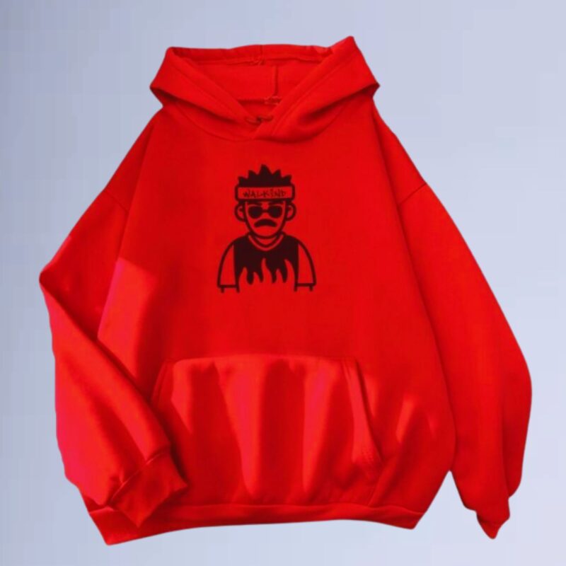 Vermelho — Moletom canguru walkind swag street